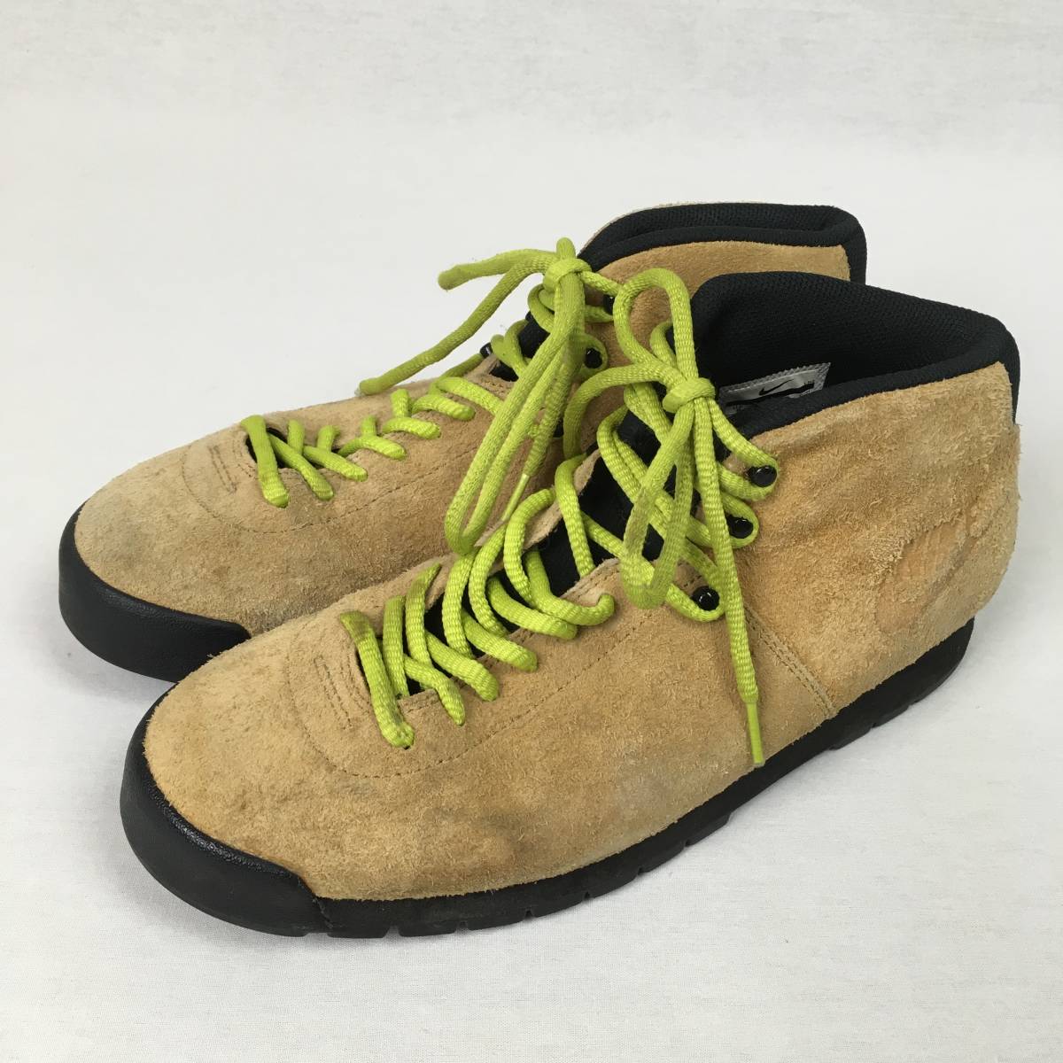 NIKE AIR MAGMA ナイキ エアマグマ 27cm サイズ9 ベージュ/イエロー トレッキングシューズ拍卖