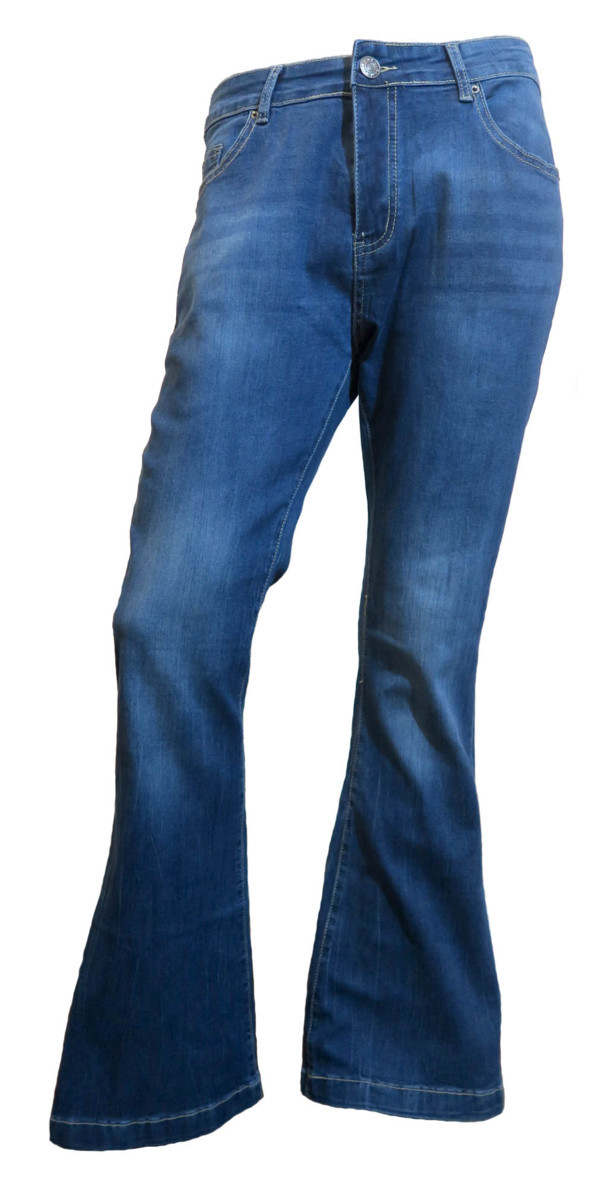 新品 Sサイズ パンタロン ワンウォッシュデニム インディゴ 2160 ブーツカット フレアパンツ ベルボトム ラッパズボン ヒッピー 昭和レトロ拍卖