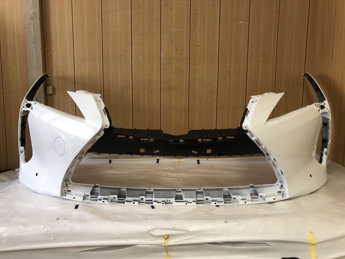 レクサス LC GWZ100 URZ LC500H F-スポーツ 純正 フロントバンパー ホワイトパール系 52119-11010拍卖