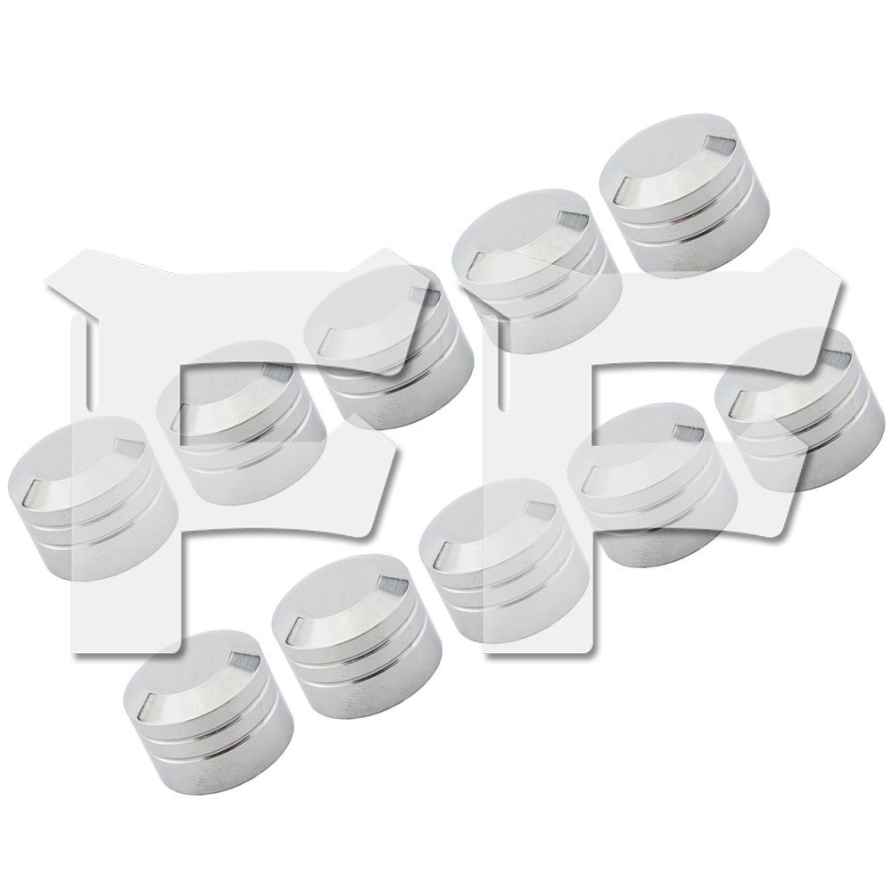 ボルト キャップ ボルト トッパー カバー 9mm~12mm ハーレー オートバイ アクセサリー 10個セット クローム 新品拍卖