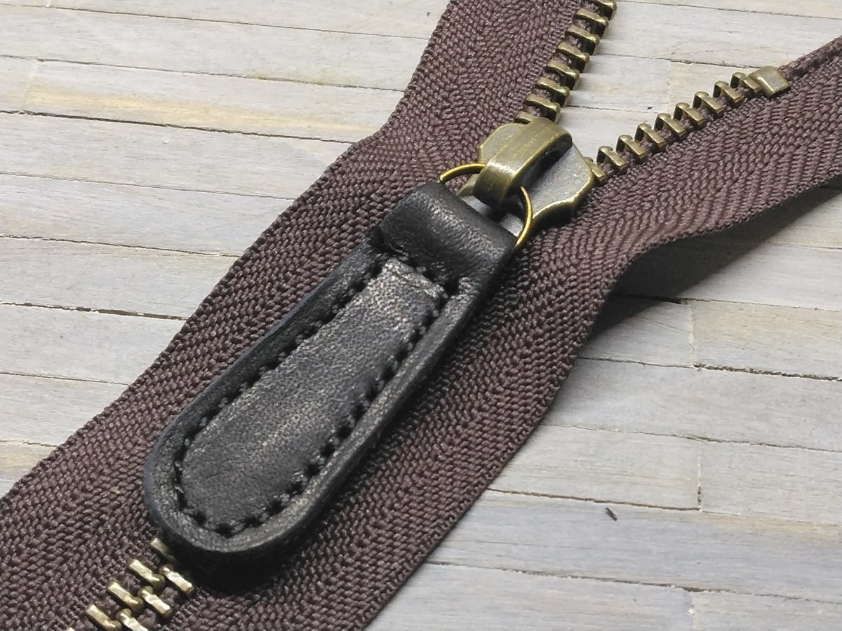 牛革 ファスナー引手3本セット 革ジャン バッグ 20205456325拍卖