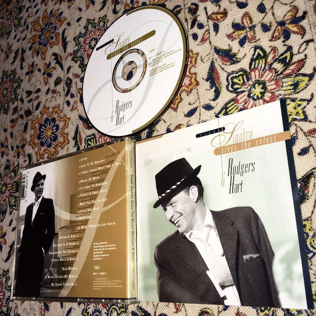 フランク・シナトラ/ロジャース&ハート曲集/キャピトル時代/名唱名曲/シナトラ・シングス・セレクト・ロジャース&ハート/男性JAZZ VOCAL拍卖