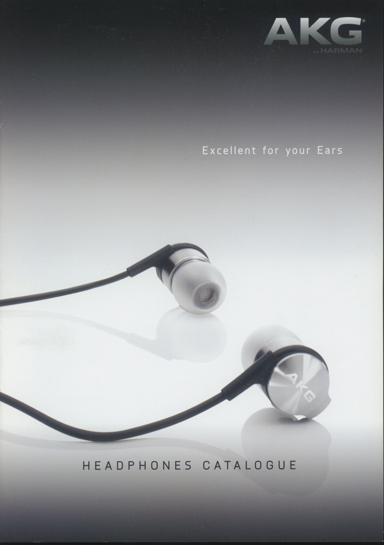 AKG 2012年ヘッドホン/イヤホン総合カタログ 管6921拍卖