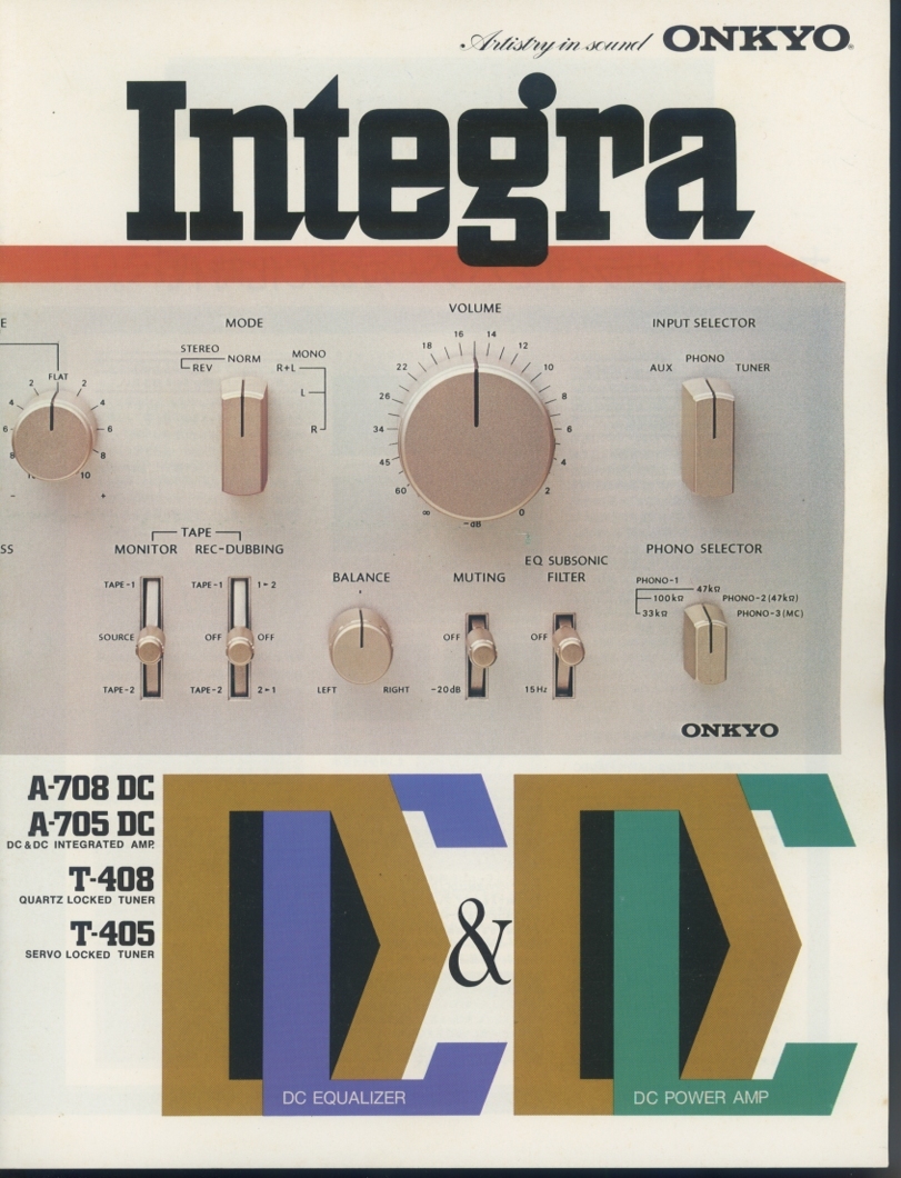 ONKYO 77年11月アンプ/チューナーカタログ オンキヨー 管6948拍卖