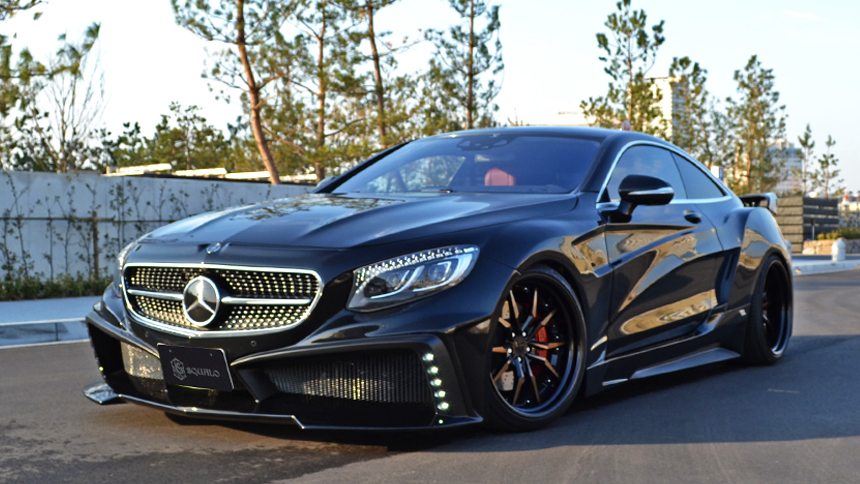 VITT SQUALO メルセデスベンツ Sクラス クーペ C217 ワイドボディ エアロパーツ 6点セット FRP拍卖