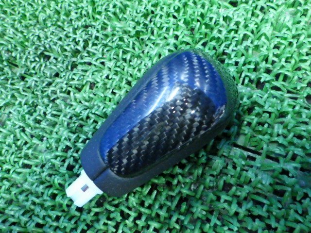 【A】スバル純正?? オプション?? リベラル?? 社外品?? カーボン調 革 レザー シフトノブ オートマ BLE レガシィ BL5 BL9 BPE BP5拍卖