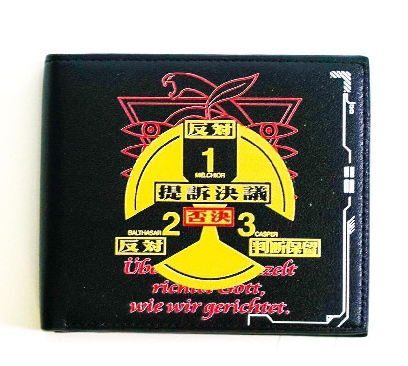 新世紀エヴァンゲリオン 財布 エヴァ さいふ 2つ折り 黄対決議【現物撮影】拍卖