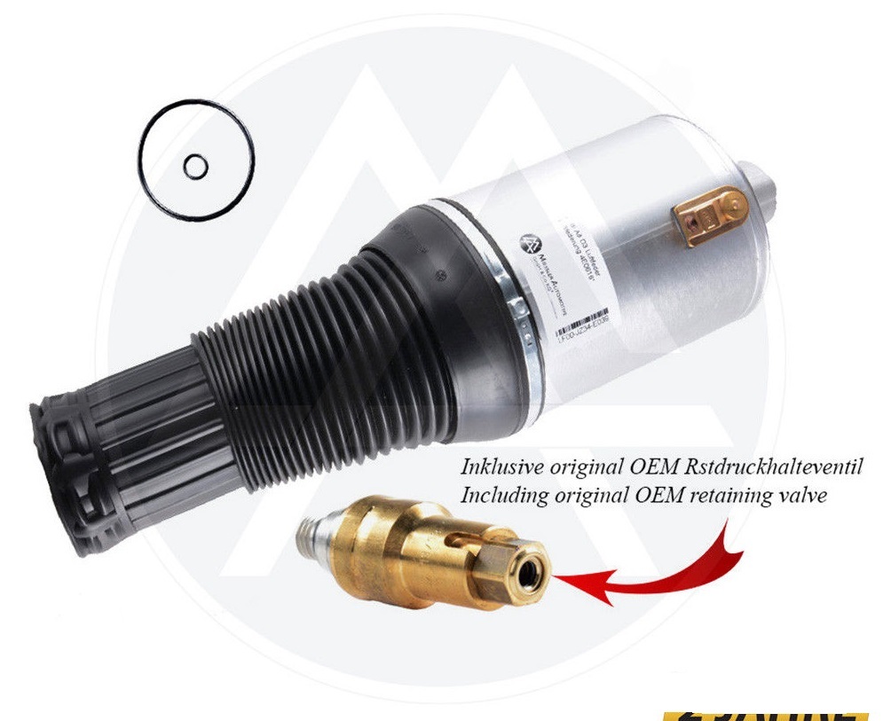 ドイツ製 OEM AUDI アウディ A8 S8 フロント エアサス 前 左 右 D3 4E型 エア スプリング ベローズ リペアキット 4E0616039 4E0616040拍卖