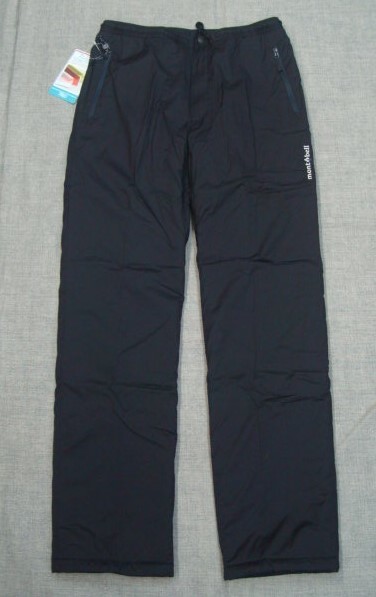 新品mont-bell (モンベル) U.L.サーマラップ パンツ BK(ブラック) M拍卖