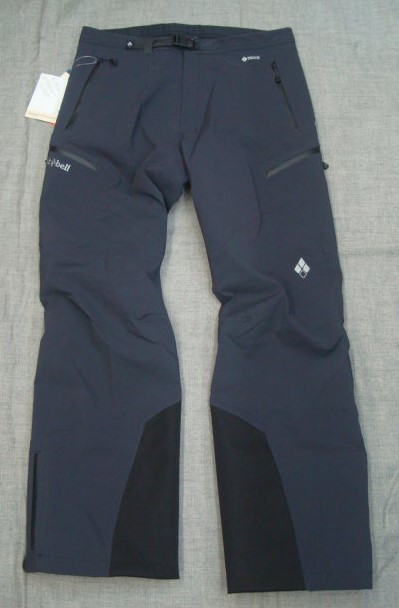 新品mont-bell (モンベル) パウダーグライド パンツ Men's ブラック(BK) XLサイズ拍卖