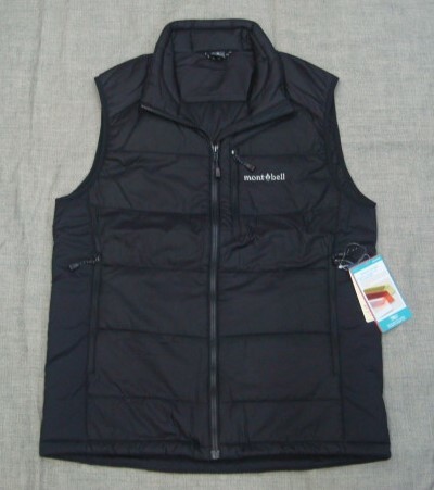 新品mont-bell(モンベル) U.L.サーマラップ ベスト Men's ブラック(BK) Mサイズ拍卖