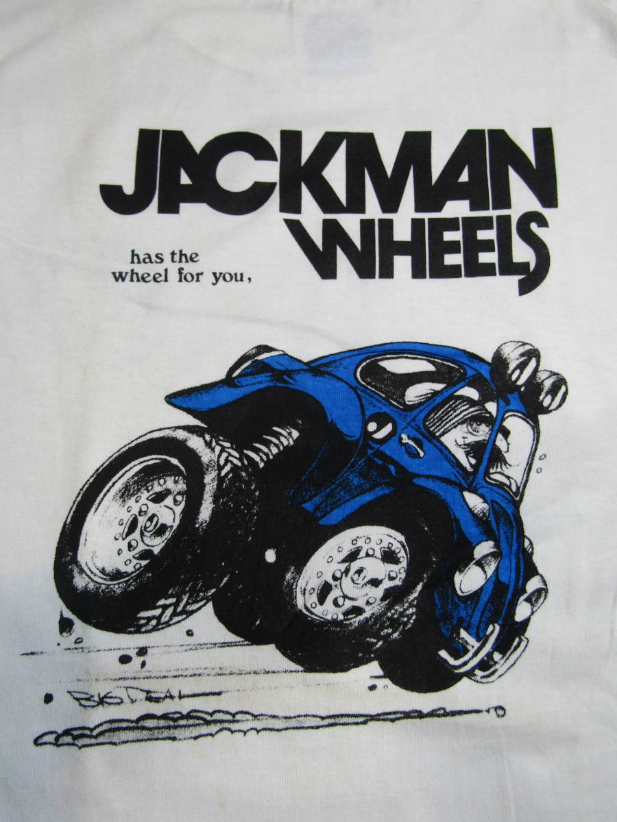 JACKMAN Wheels VW BAJA BAG FLAT4 バハバグ ジャックマンホイール Beetle GILDAN VW ワーゲン 丸銅筒生地縫 ビートル デッドストック BLUE拍卖