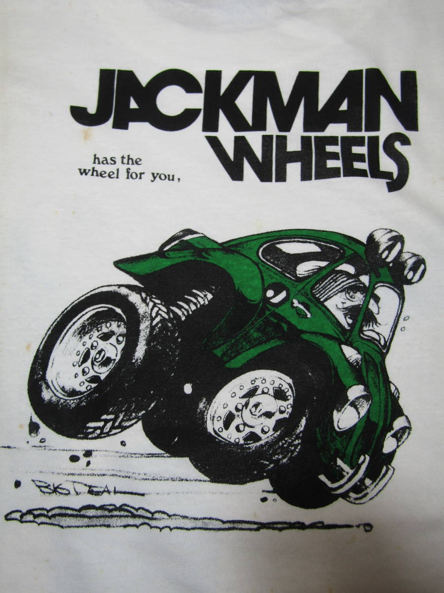 JACKMAN Wheels VW BAJA BAG FLAT4 バハバグ ジャックマンホイール Beetle GILDAN VW ワーゲン 丸銅筒生地縫 ビートル デッドストック GRN拍卖
