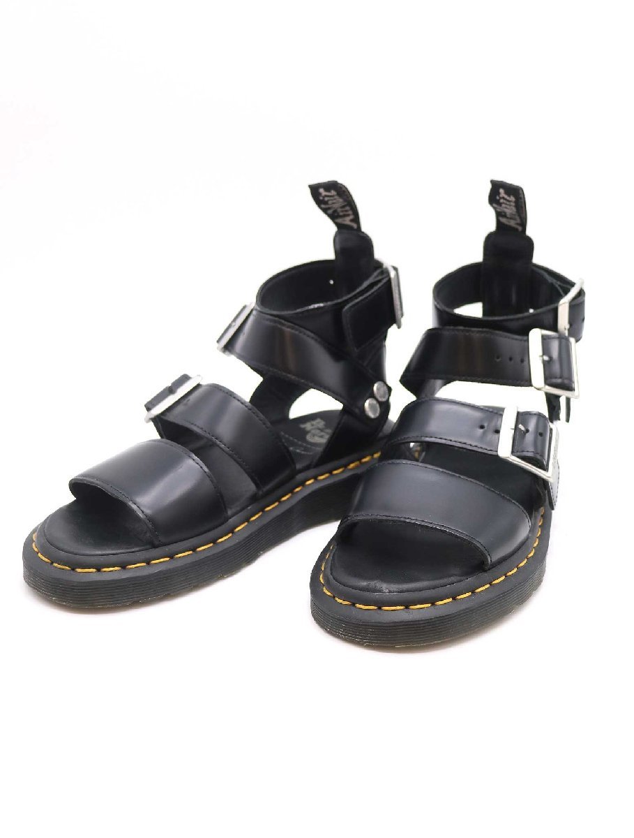 Rick Owens × Dr.Martens リックオウエンス × ドクターマーチン 21SS GRYPHON STRAP ストラップサンダル ブラック EU37 ITWRH0VSXNCS拍卖