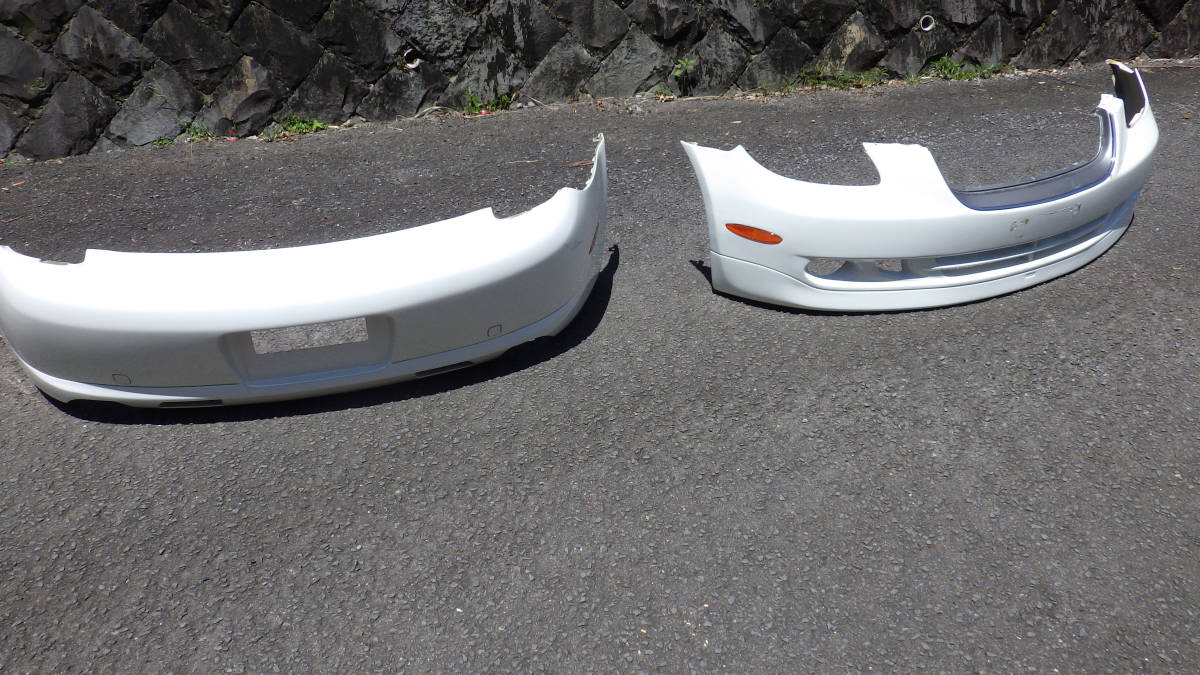 H15年 レクサス SC430 ソアラ UZZ40 社外 FRP リア フロントバンパー 2点セット 管H0801-16拍卖