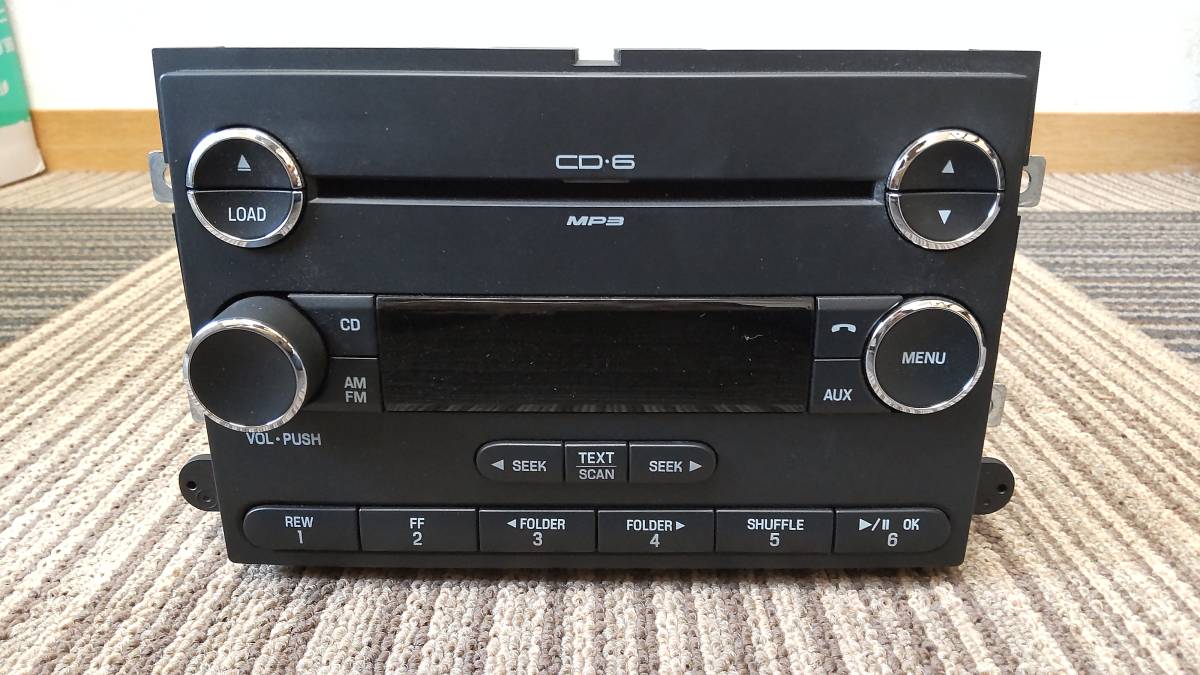 #183 【FORD】フォード 純正デッキ 8L2T-18C815-CF CD AM/FM AUX 拍卖