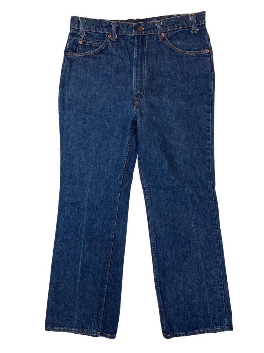 ヴィンテージ 70s 80s Levi’s 517 MADE IN USA 裾チェーンステッチ インディゴデニム W34位拍卖