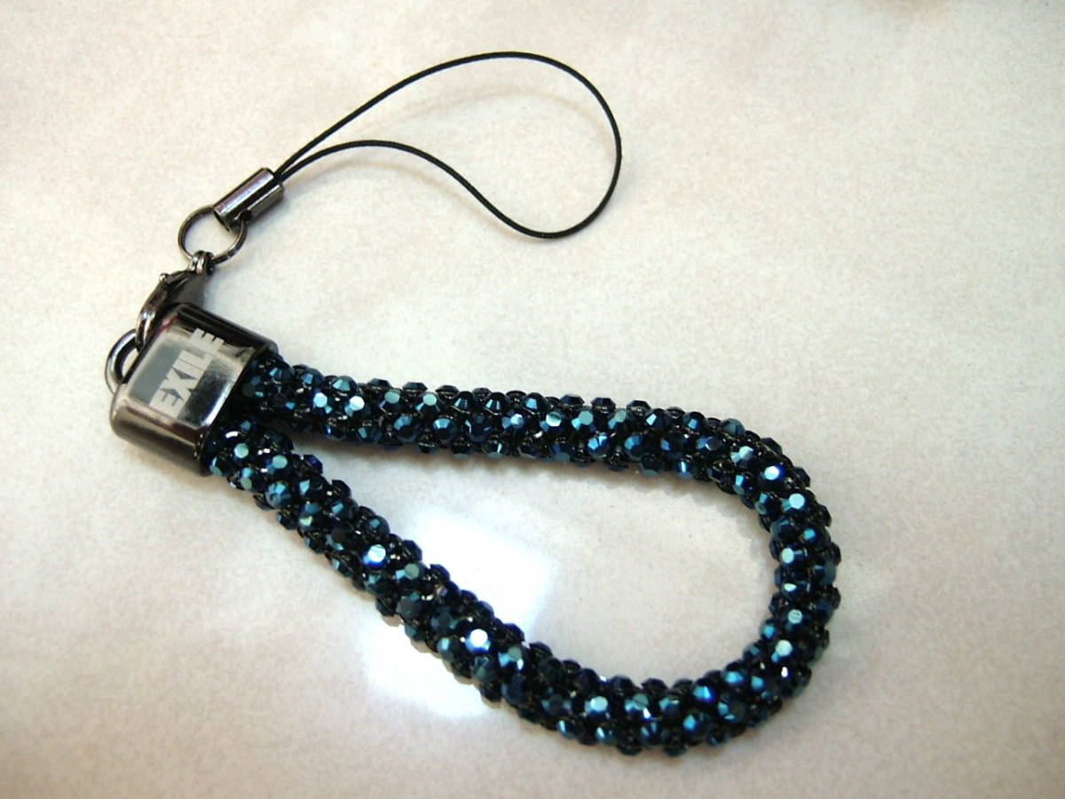 新品レア貴重 NEZCAネヅカネズカ & EXILEエクザイル NAOTOナオト 携帯ストラップ SM7 Medium 特別色ミラーブルー スワロフスキー拍卖