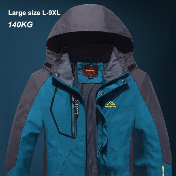 AB021:男性用 防水 ハイキングジャケット 防風 大型 キャンプ 狩猟 ランニング 釣り アウトドア用拍卖