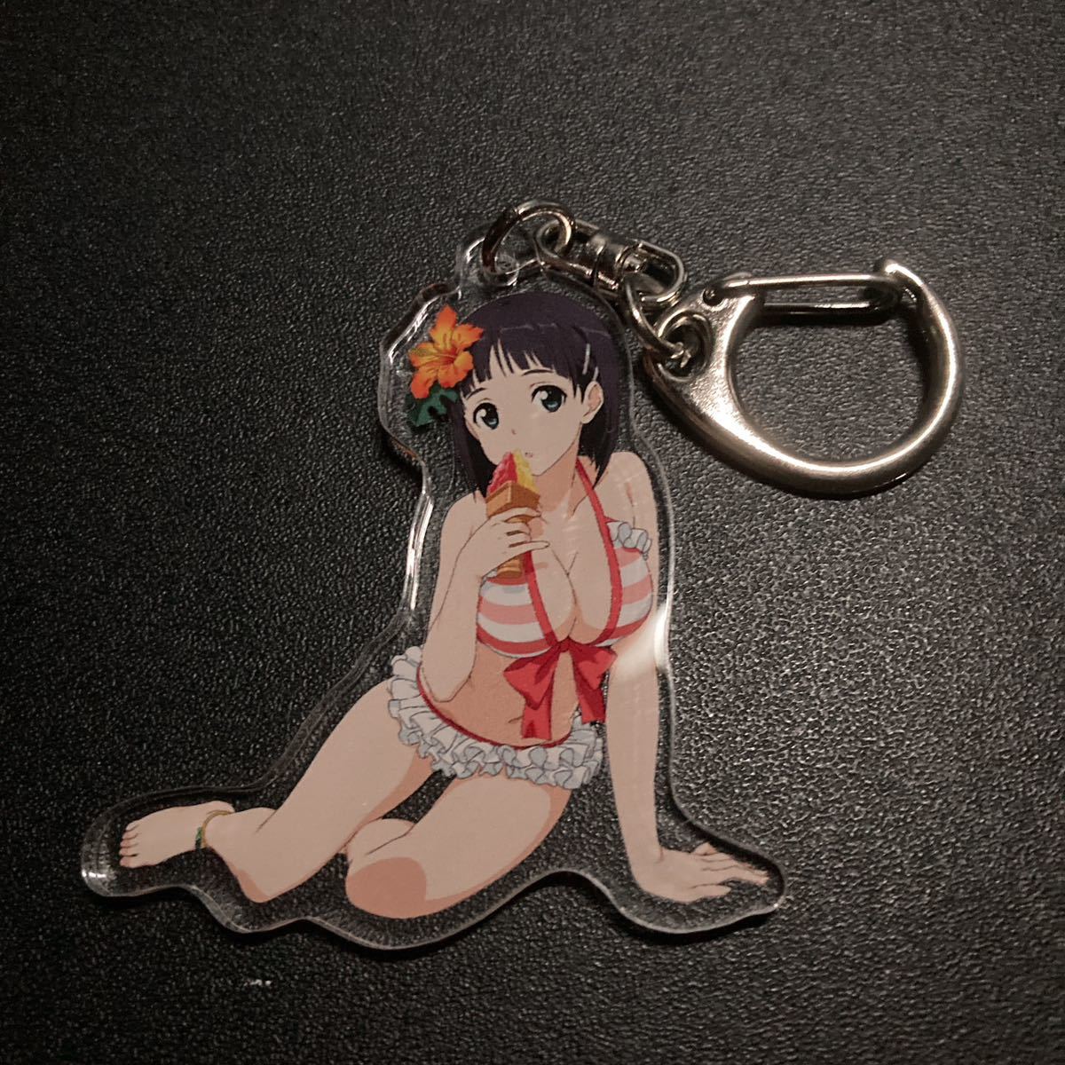 ソードアート・オンライン ゲームシリーズ トレーディング・ヒロインアクリルキーホルダー ヒロインづくし1 桐々谷直葉 SAO ストラップ拍卖