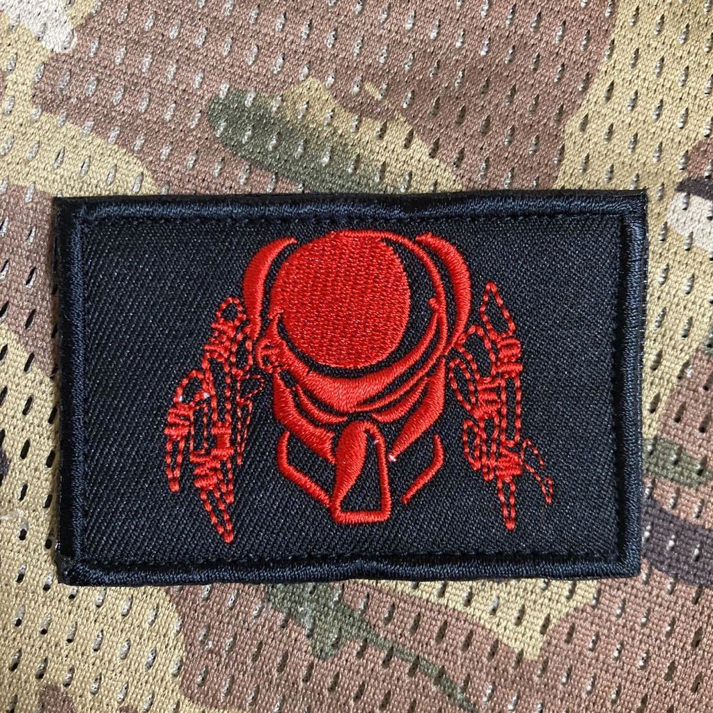 刺繍 赤 パッチ ワッペン ベルクロ サバゲー ワッペン ベルクロ サバゲー 拍卖