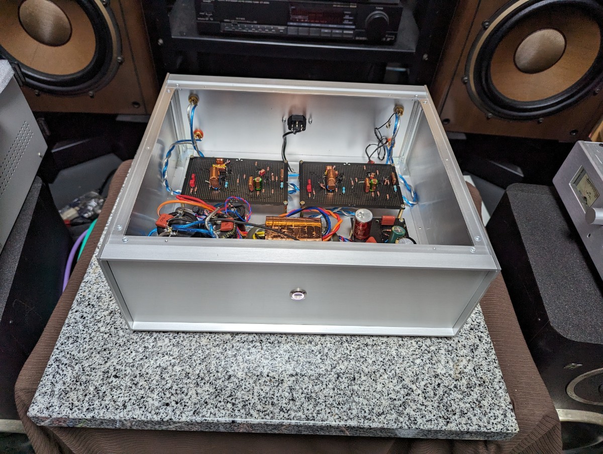 ハンドメイド トランス駆動 フォノイコライザーアンプ 35台目!大好評です!拍卖