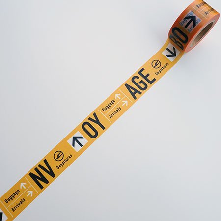 CAFE BON VOYAGE オリジナルマスキングテープ AIRPORT SIGN エアポートサイン Naoya Kita / KINETOGRAPH拍卖