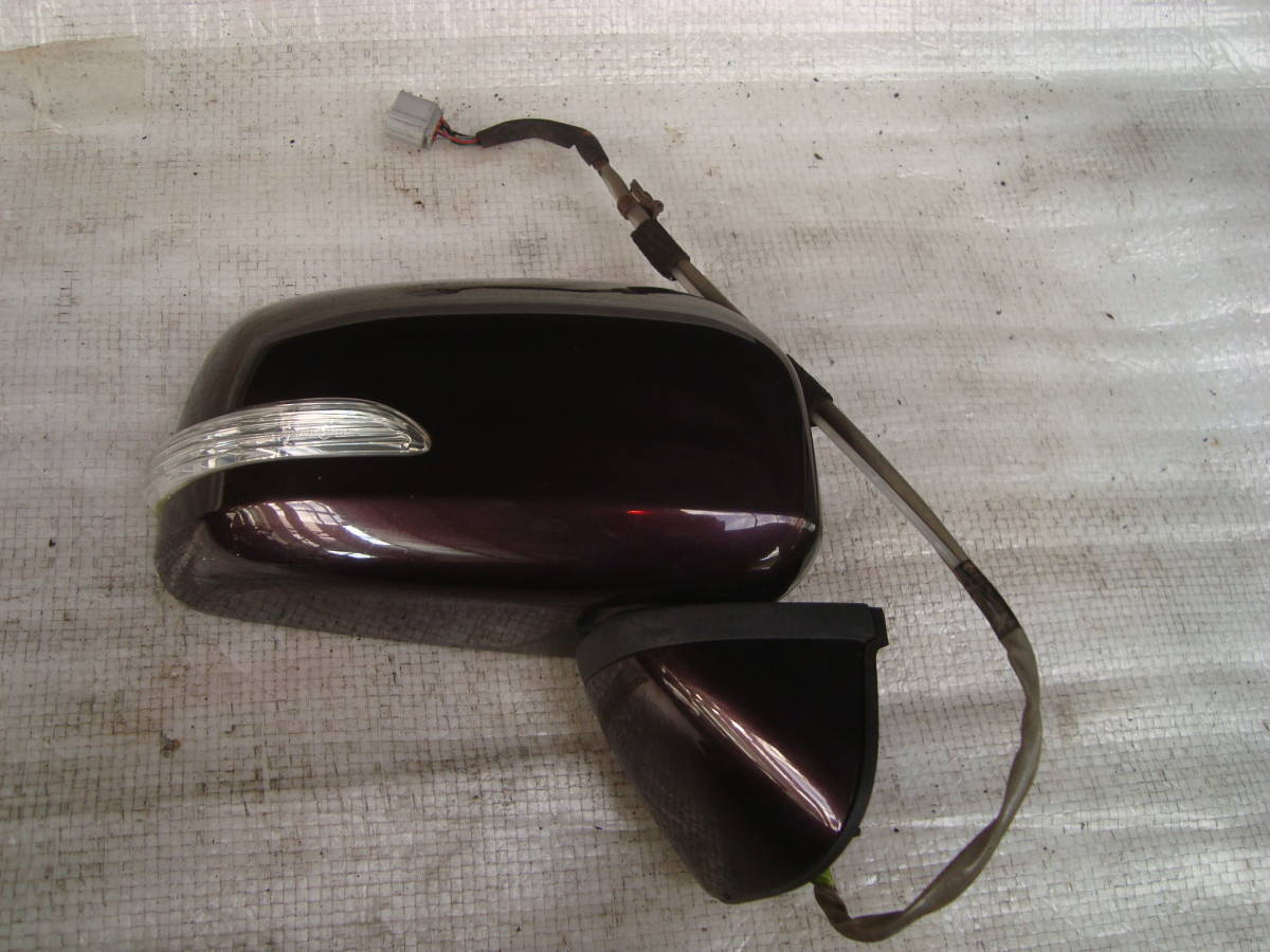 158 ムーヴ L175S 右 ウインカー ドアミラー 紫系 R49 運転席側 インボイス対応拍卖