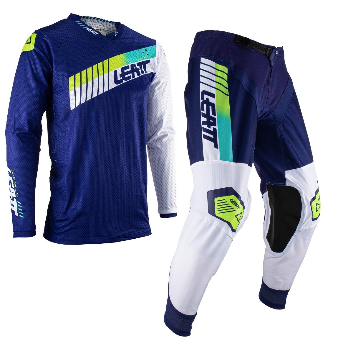 M/30インチ MXウエア 上下セット LEATT 23 4.5 ブルー ジャージ&パンツ モトクロス 正規輸入品 WESTWOODMX拍卖