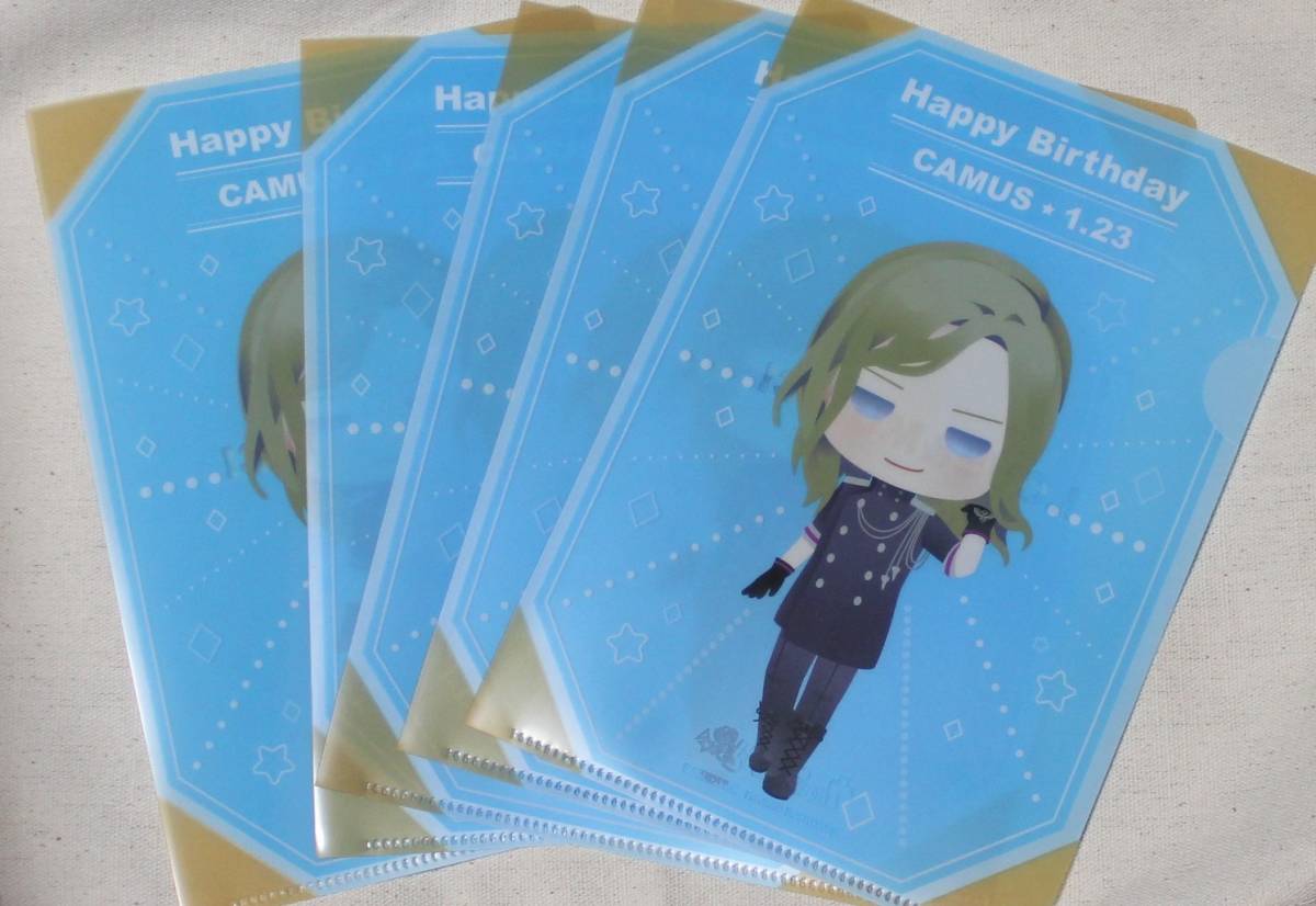 うたの☆プリンスさまっ♪ カミュ A5クリアファイル 5点セット【非売品】拍卖