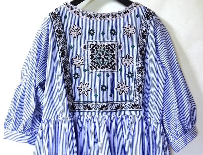 (USED) 韓国製 COVERGIRL boutique ワンピース ストライプ拍卖