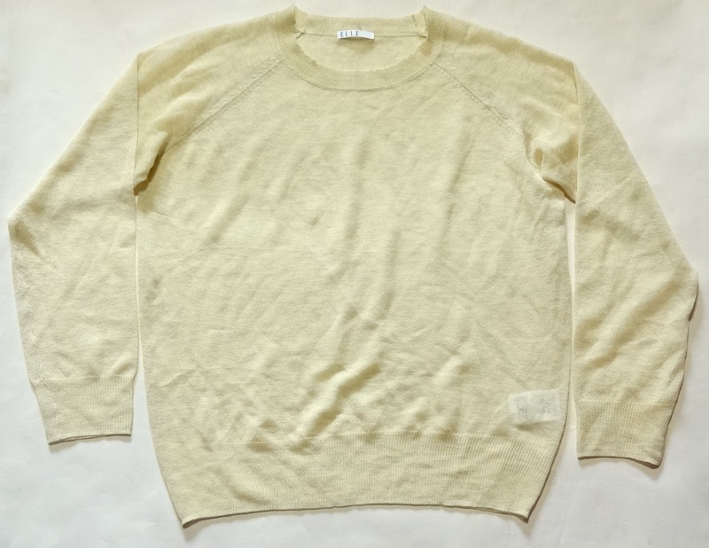 (USED) ELLE 薄手セーター サイズ38拍卖