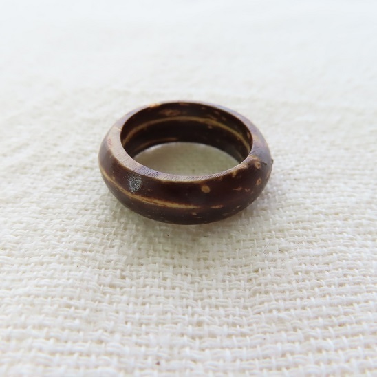 〓 新品 〓 11.5号 〓 ココナッツ リング 〓 ココナツ 椰子 ヤシ エスニック アジアン アジア 指輪 かわいい おしゃれ 〓G068拍卖