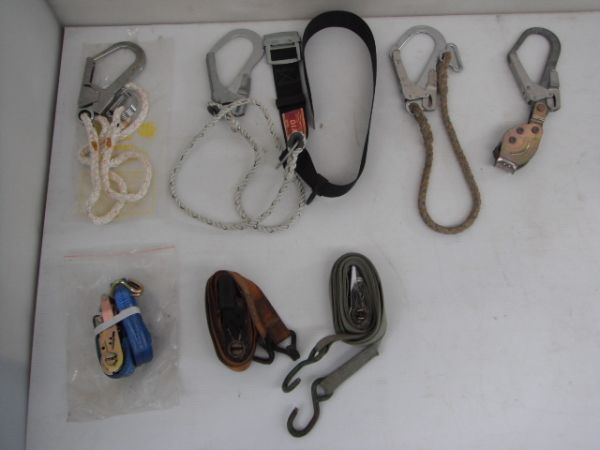 7◆安全ベルト まとめて 安全ベルト 車用ベルト 安全帯 DAIKEI HOOK FS-90ST 0.5 7点セット◆未使用、中古◆A拍卖