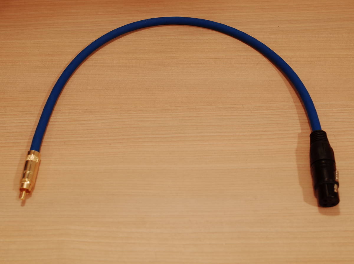 ★ 即決 キャノンメス⇔RCA デジタルケーブル 平河ヒューテック 110Ω 約2m 変換 ノイトリック 金メッキ ★拍卖