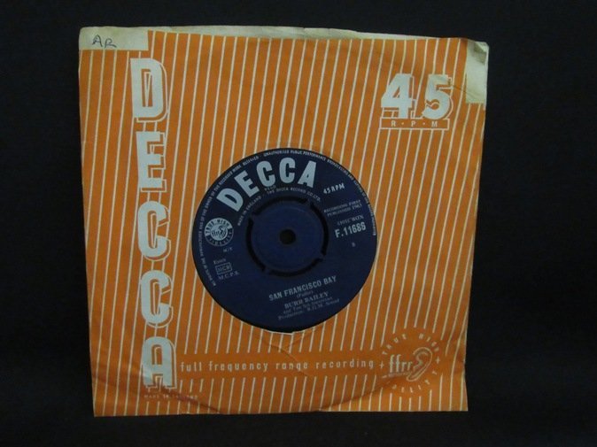 7インチ★BURR BAILEY (Ritchie Blackmore)★SAN FRANCISCO BAY UK Open DECCA オリジナル拍卖