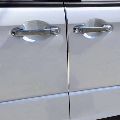 トヨタ ヴォクシー対応 耐久性抜群防水 ドアメッキモール長さ6m 幅1cm カラー全3色 メッキ/ブラック/ホワイト 80系モデル等 傷防止拍卖