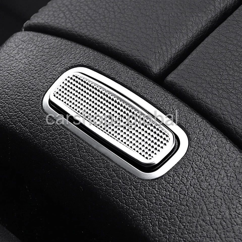メルセデス ベンツ A W177/B W247/GLB X247/CLA C118/GLA H247対応 アームレスト コンソール スイッチ ボタン トリム カバー シルバー拍卖