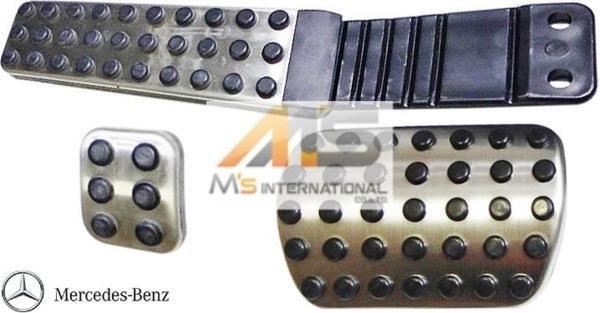 【M's】ベンツ W221 W220 W140 S320 S350 S430 純正 AMGペダル 3点セット 1702900182 1703000004 2034300084 正規品 ペダル SET BENZ拍卖