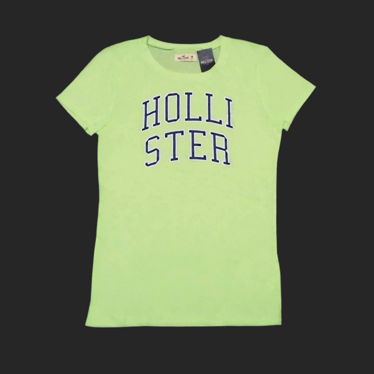 ★SALE★Hollister/ホリスター★ロゴプリントTシャツ (Lime/L)拍卖