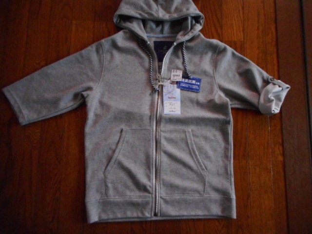 ☆新品 パーカー M(消臭抗菌) ロールアップ袖 ☆拍卖