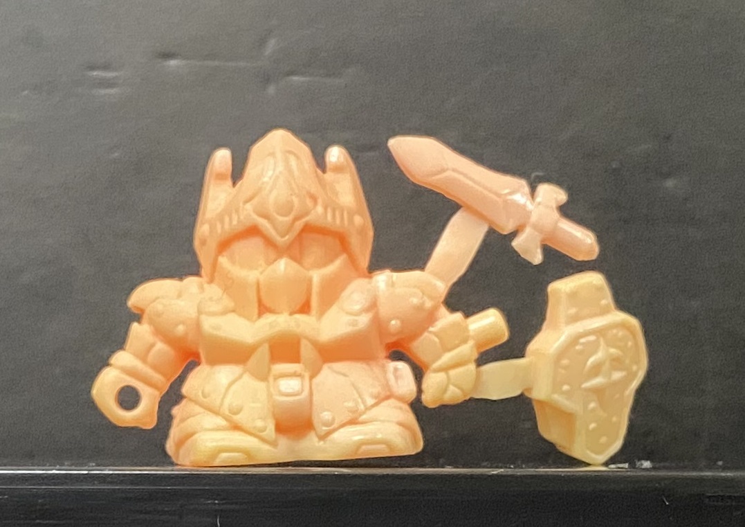 SDガンダム ガン消し 外伝 3 伝説の巨人 黄金の騎士 肌 未切拍卖