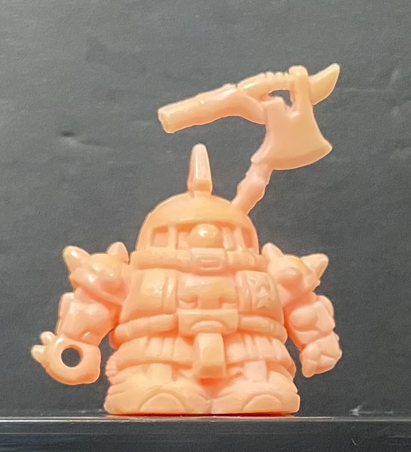 SDガンダム ガン消し 本弾 マーク6 ドズル専用ザク 肌 未切拍卖