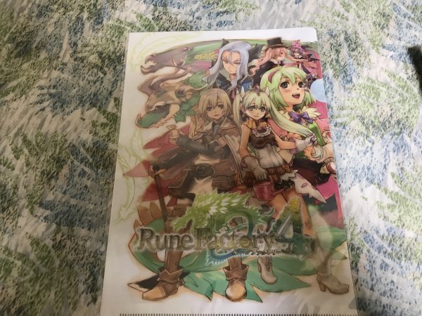 d235クリアファイル 3DSソフト ルーンファクトリー4」 ゲオ購入特典拍卖
