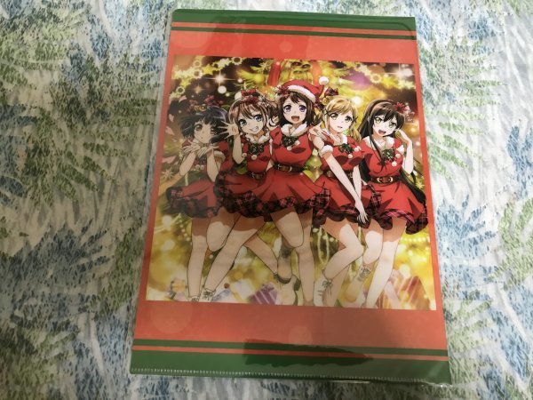 d233クリアファイル バンドリ! CD ゲーマーズ特典 クリスマスのうた Poppin’Party 戸山香澄 牛込りみ 花園たえ 山吹沙綾 市ヶ谷有咲拍卖