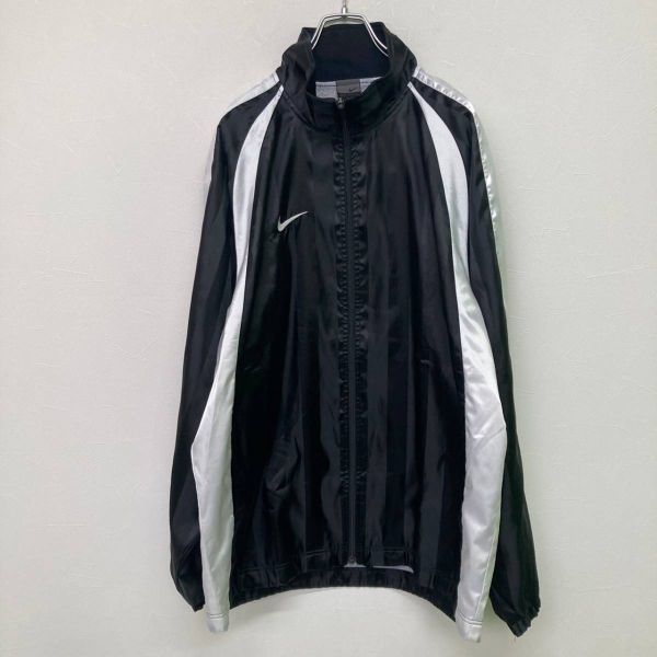 NIKE/ナイキ ナイロンジャケット ジャージ サッカー ブラック 黒 メンズ L拍卖