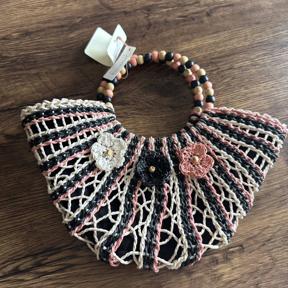 新品タグ付き ハッシュアッシュ かごバッグ 子供用キッズ 女の子拍卖