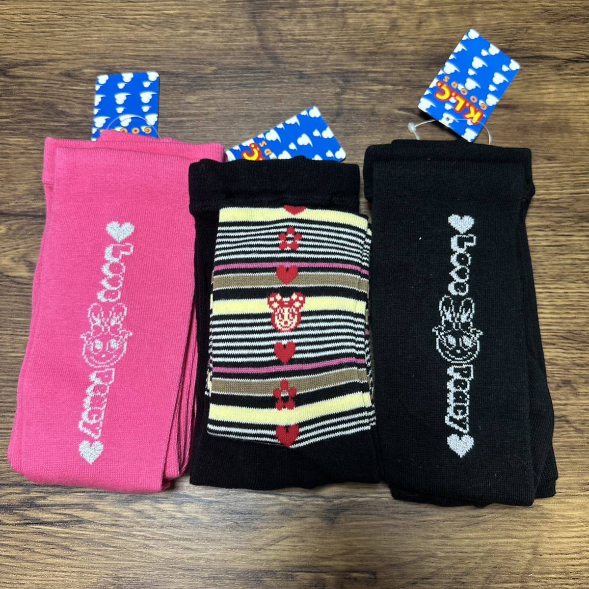 新品K.L.Cタイツ3点セット M110〜130 定価7245円 ケーエルシー ナルミヤブランド拍卖