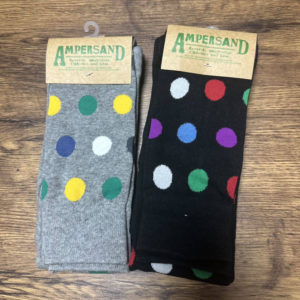 新品アンパサンド ドット柄レギンスパンツスパッツ2枚セット 130-140男女◎拍卖