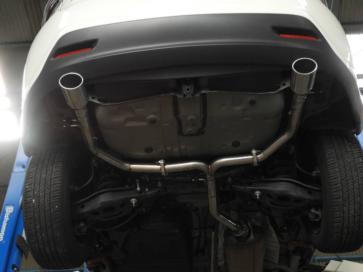 【送料無料】 トヨタ 60ハリアー ZSU65W マフラー オーバル左右だし リアピース オールステンレス製拍卖